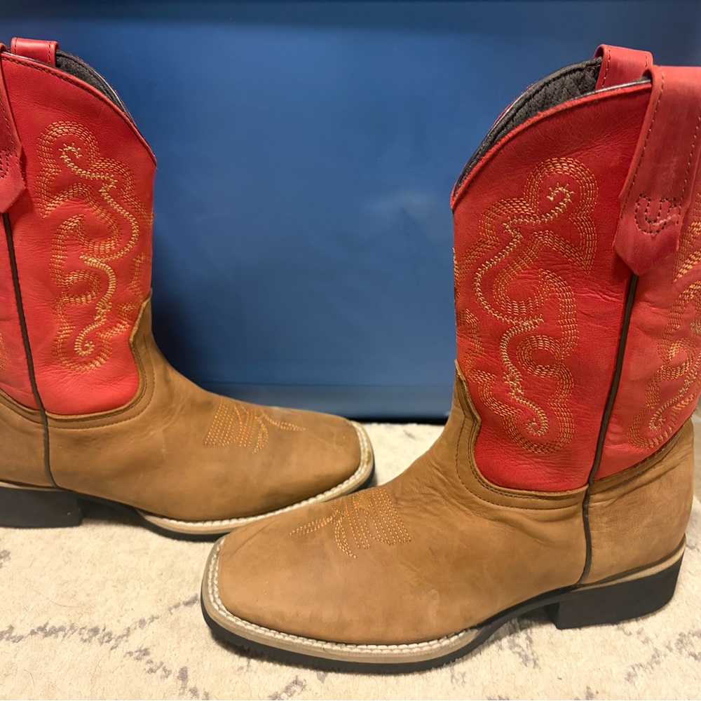 J.B. Dillon Reserve Red and Brown Boots